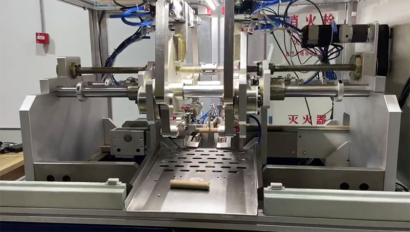Automatic Paper Core Notch Puncher