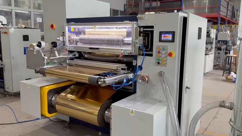 Precise slitting solutions for hot stamping foil slitting machines